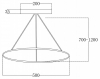 Подвесной светильник Euler 10228/1LED